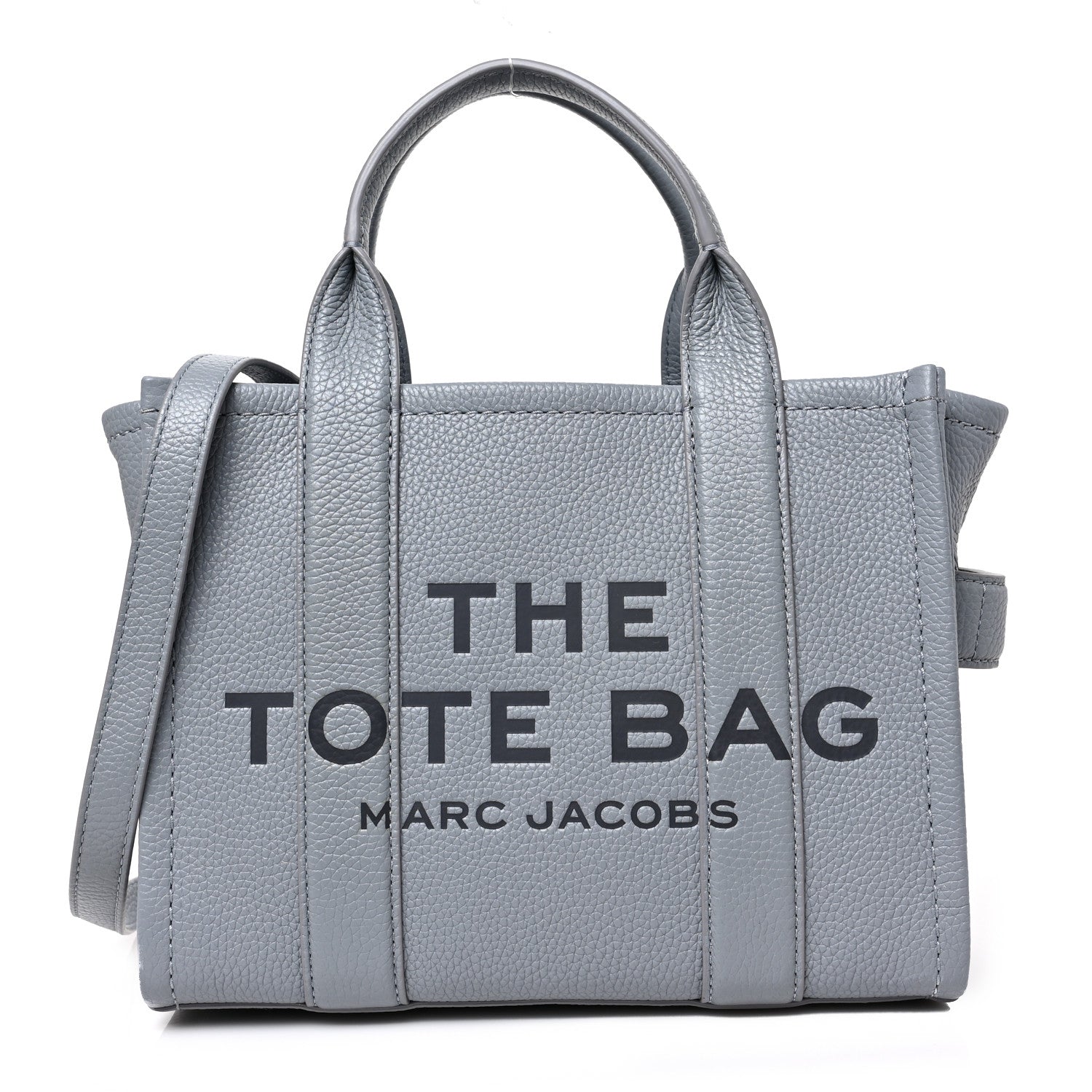Marc Jacobs Grained Calfskin Small The Tote Bag Grey 1 of 10