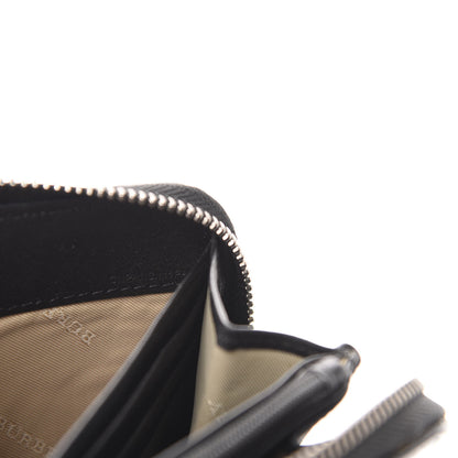 Burberry Supernova Check Large Ziggy Zip Around Wallet Black 7 of 8