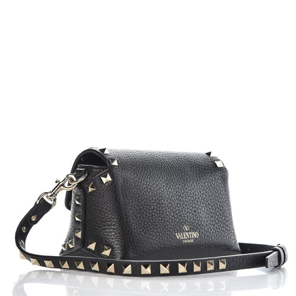 Valentino Garavani Vitello Mini Rockstud Crossbody Bag Black 3 of 10