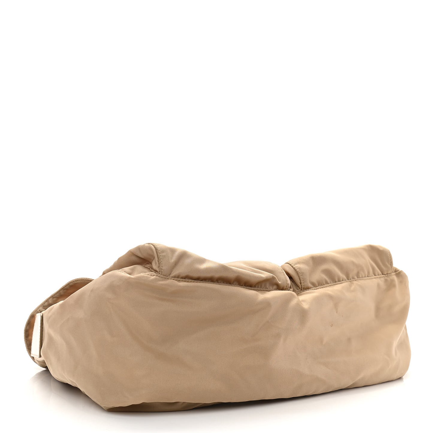 Tessuto Nylon Vela Messenger Bag Beige