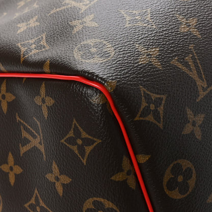 Louis Vuitton Calfskin Monogram Keepall Bandouliere 50 Coquelicot 6 of 9