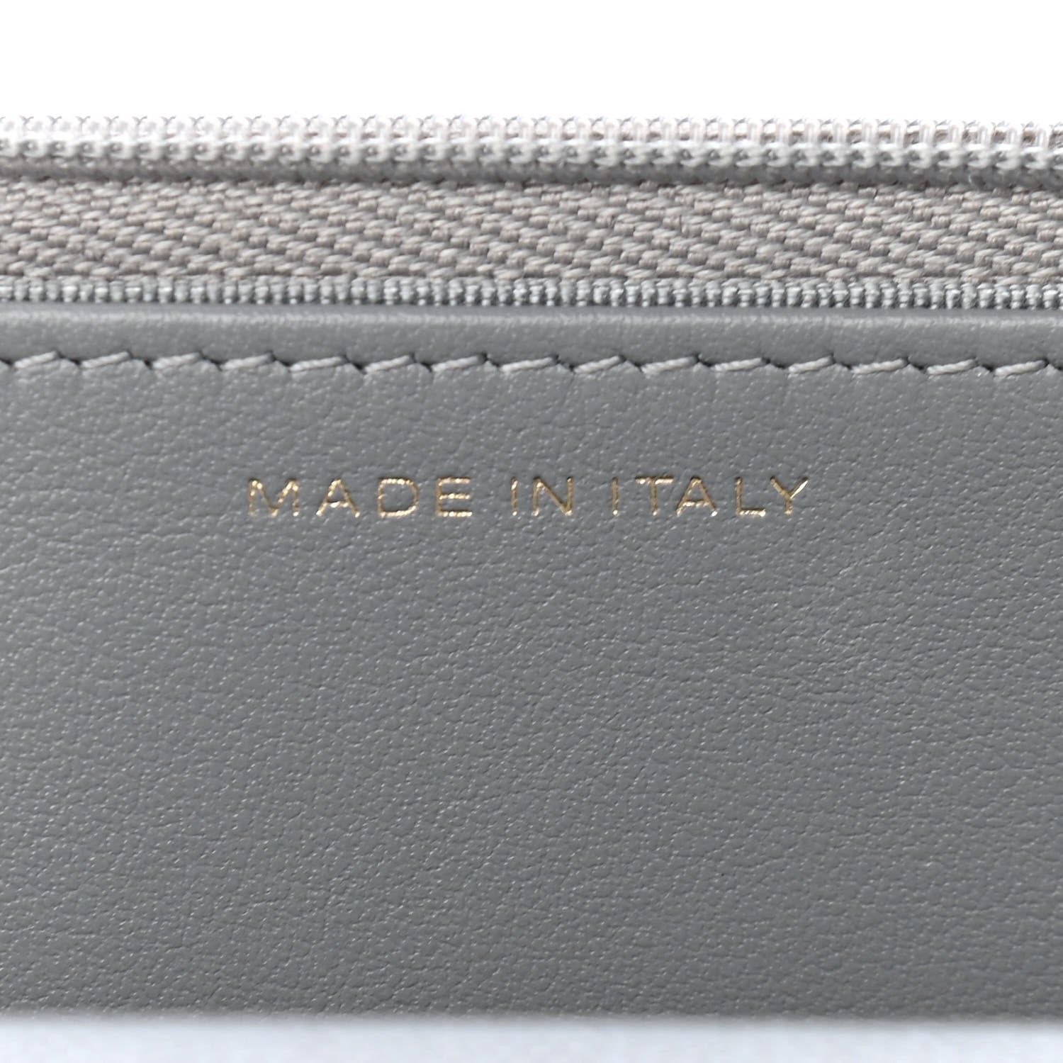 Chanel Caviar Quilted Wallet On Chain WOC Grey 9 of 10