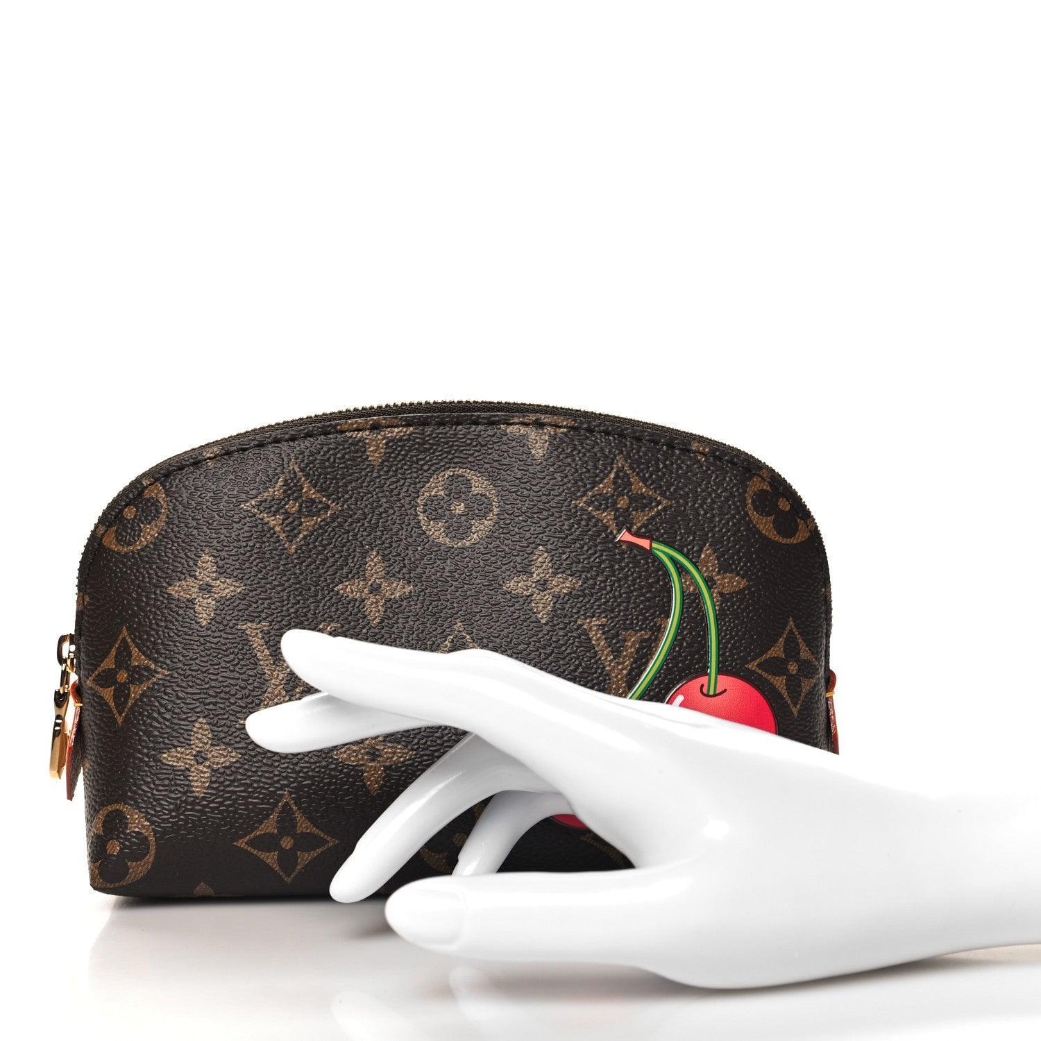 Louis Vuitton LV X TM Monogram Cerises Cosmetic Pouch PM 2 of 7