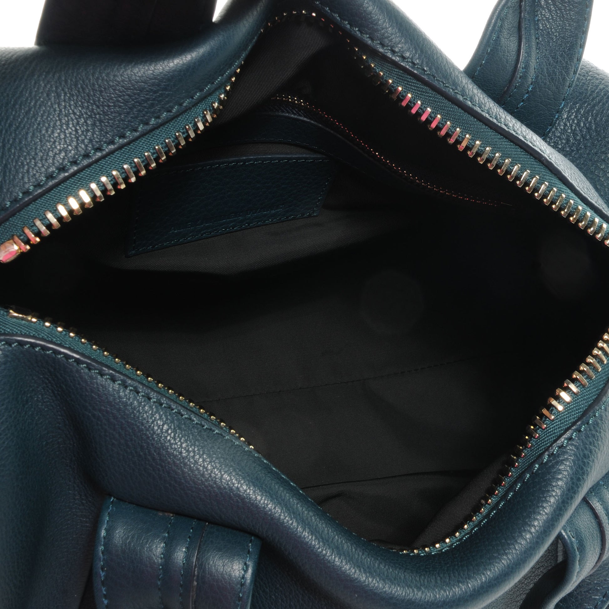 Alexander Wang Leather Rocco Duffel Dark Argon with Pale Gold Hardware 5 of 6