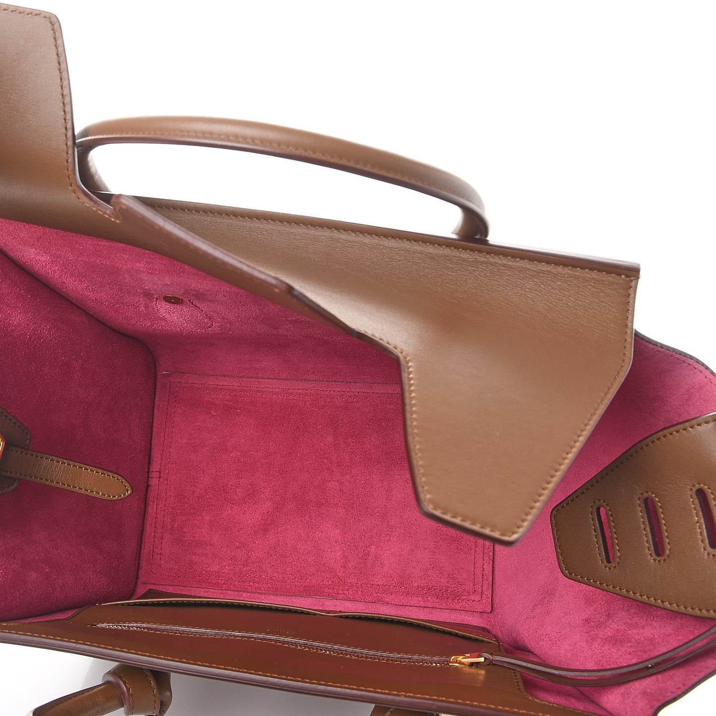 Palmelato Calfskin Mini Tie Knot Tote Camel