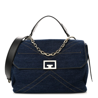 Givenchy Denim Medium ID Flap Blue 1 of 9