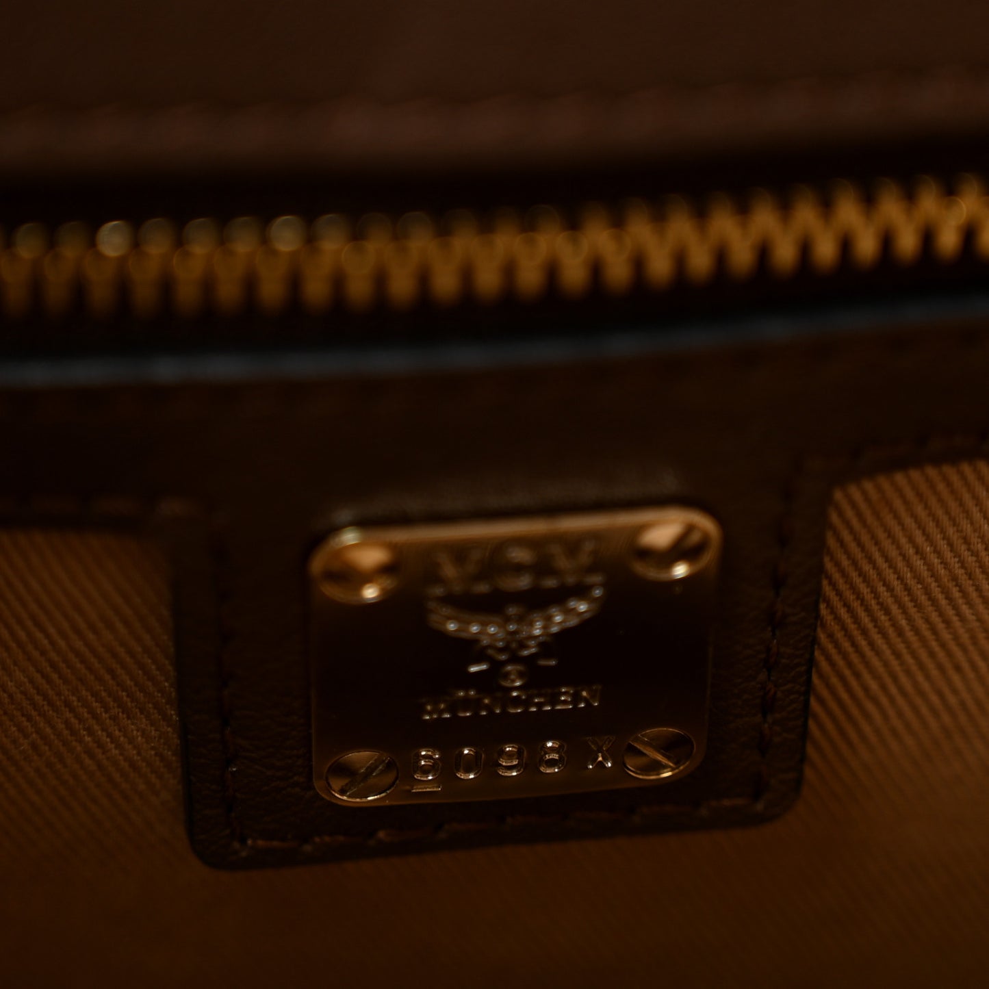 Calfskin Ottomar Monogram Medium Essential Tote Chestnut