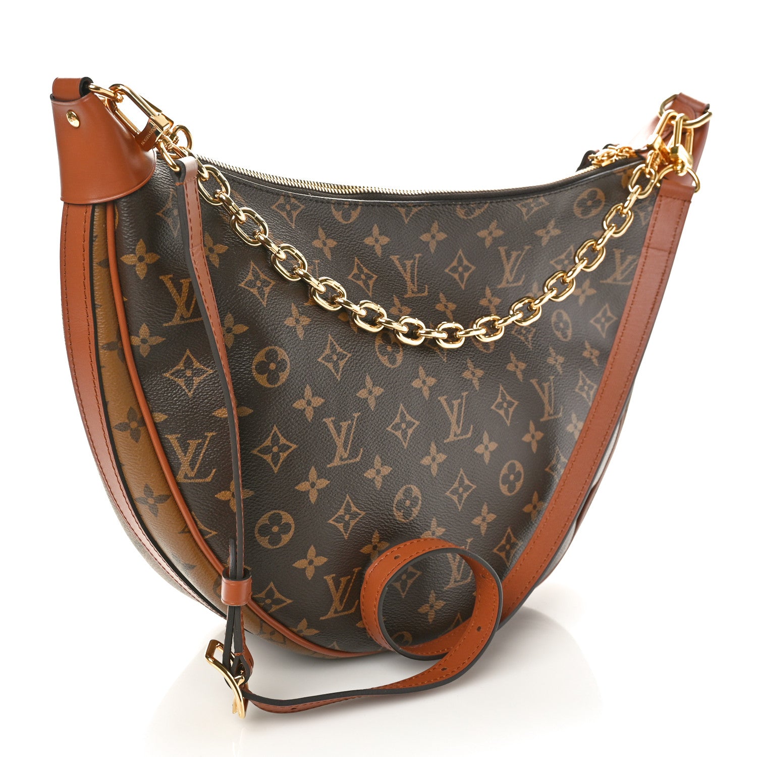 Louis Vuitton Reverse Monogram Loop Hobo 3 of 12