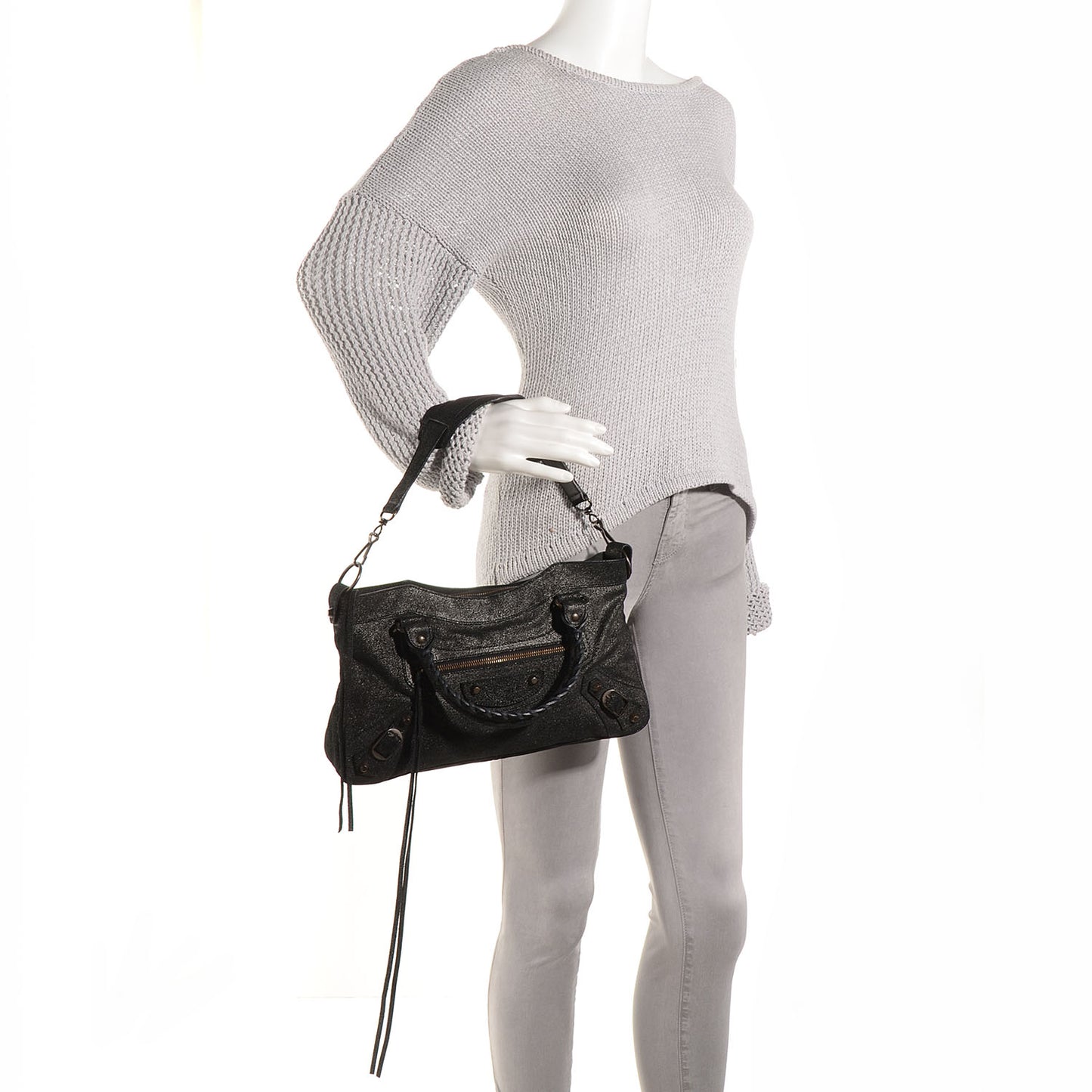 Craquele Calfskin First Black