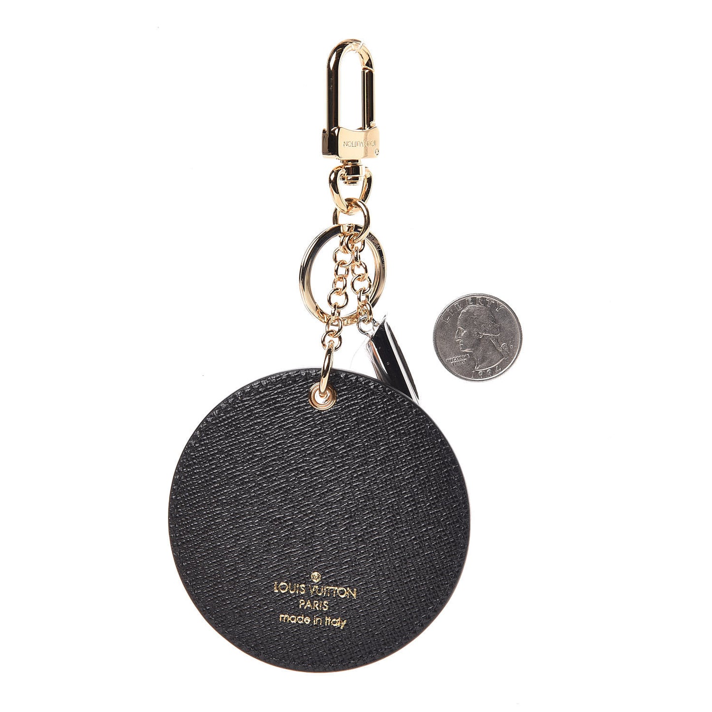 Reverse Monogram Night Lights Bag Charm Key Ring