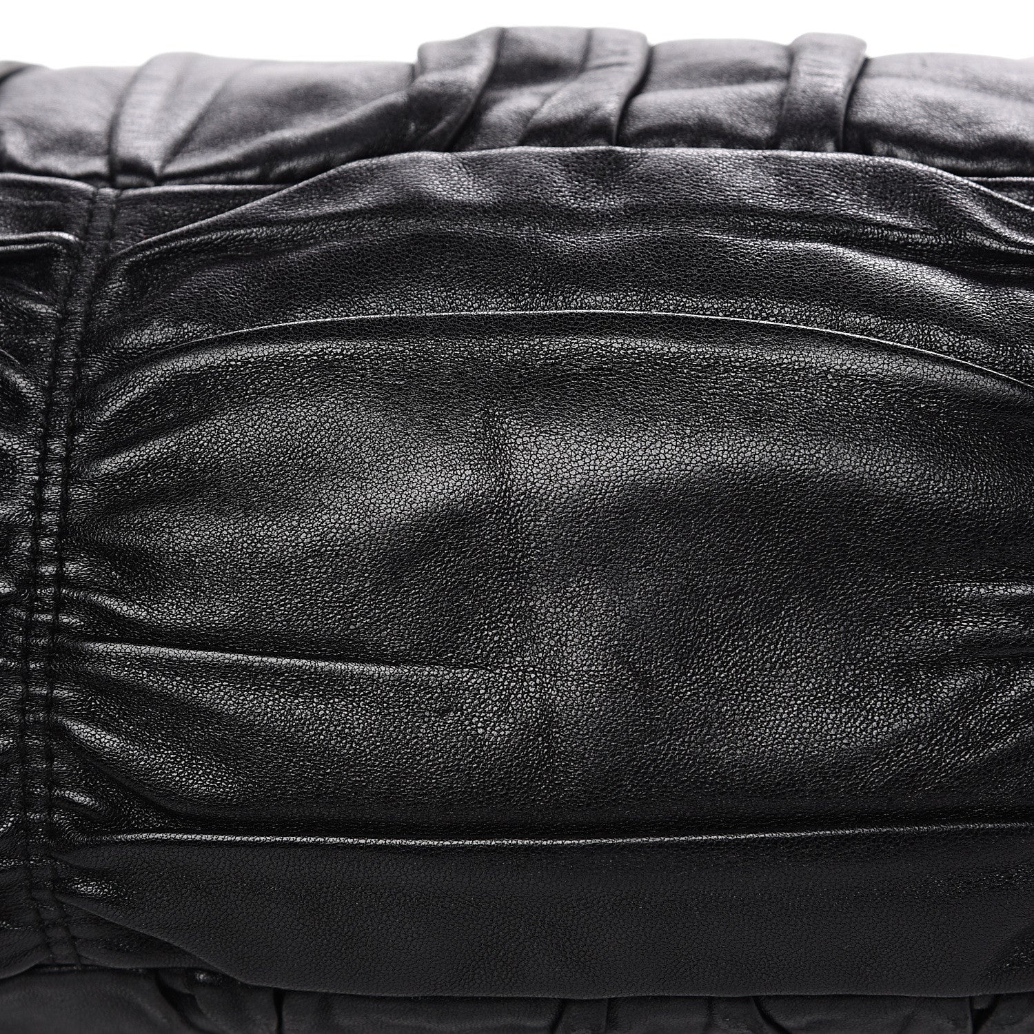 Prada Nappa Gaufre Shopping Satchel Black 9 of 13