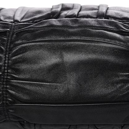 Prada Nappa Gaufre Shopping Satchel Black 9 of 13