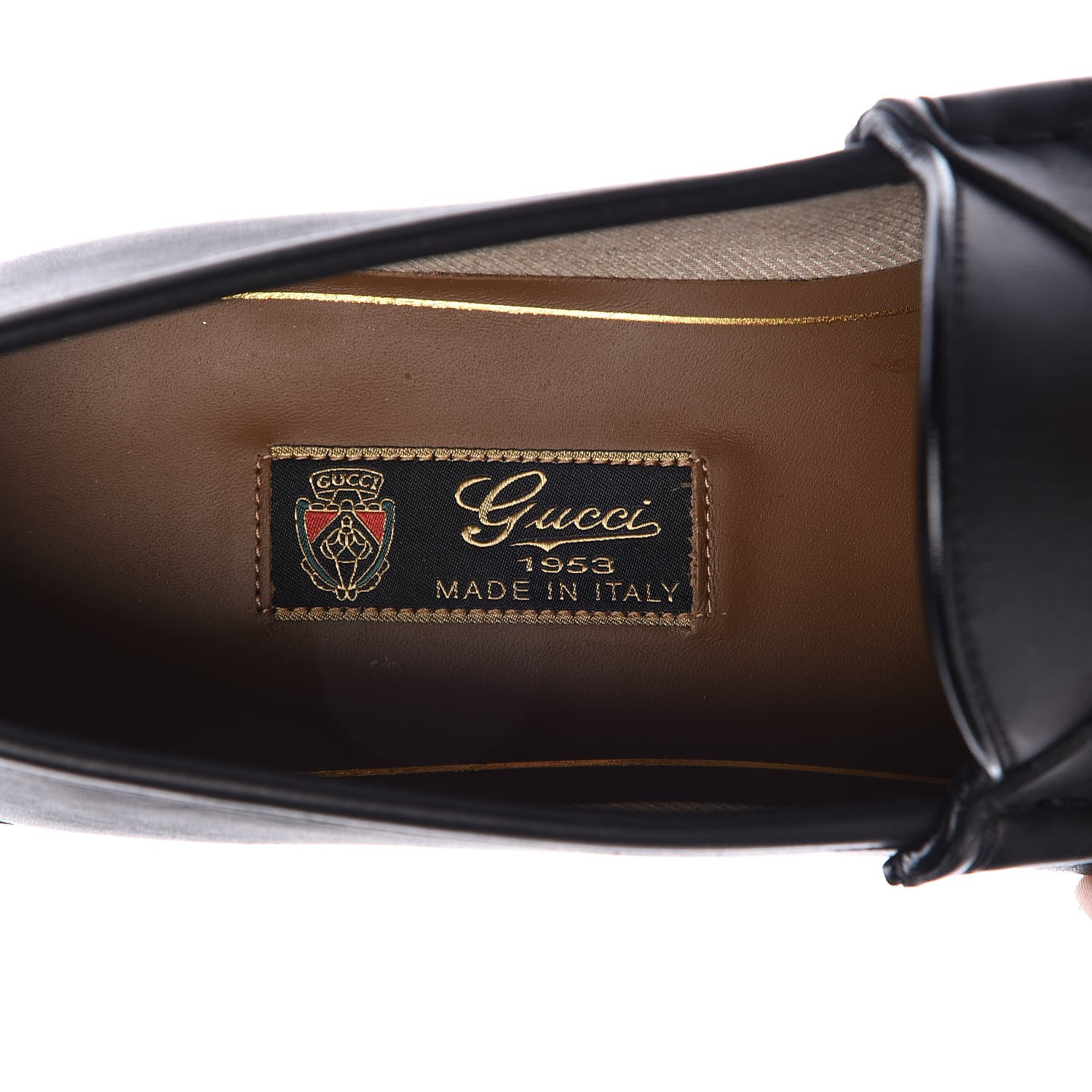 Gucci Calfskin Mens 1953 Horsebit Loafers 10 Black 8 of 10