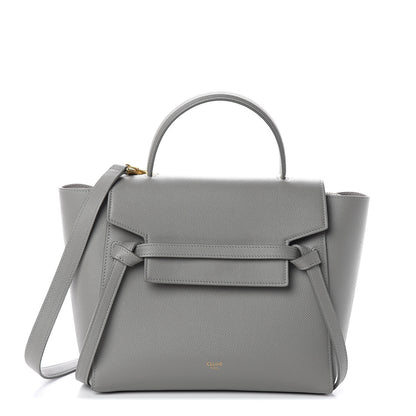 Celine Grained Calfskin Micro Belt Bag Cloud 1 of 8