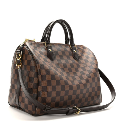 Louis Vuitton Damier Ebene Speedy Bandouliere 30 3 of 12