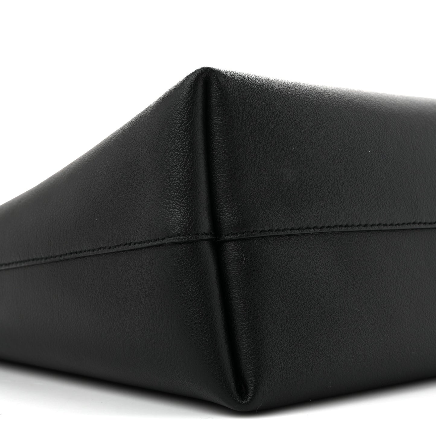 Calfskin Large Shopping Tote Black