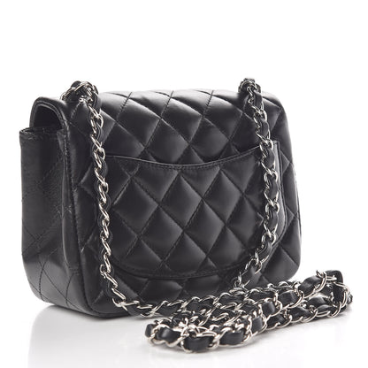 Chanel Lambskin Quilted Mini Square Flap Black 3 of 15