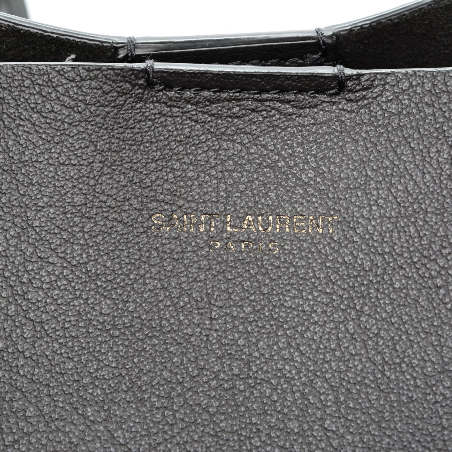Calfskin Large Shopping Tote Dark Grey