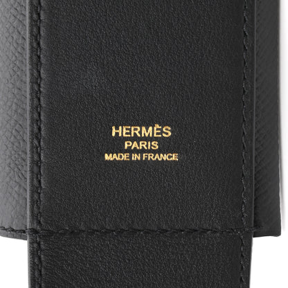 Hermes Swift Epsom Pocket Kelly Shoulder Strap Black 3 of 4