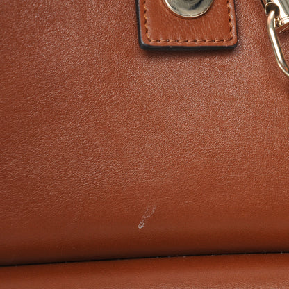 Chloe Suede Calfskin Medium Faye Shoulder Bag Tobacco 6 of 8