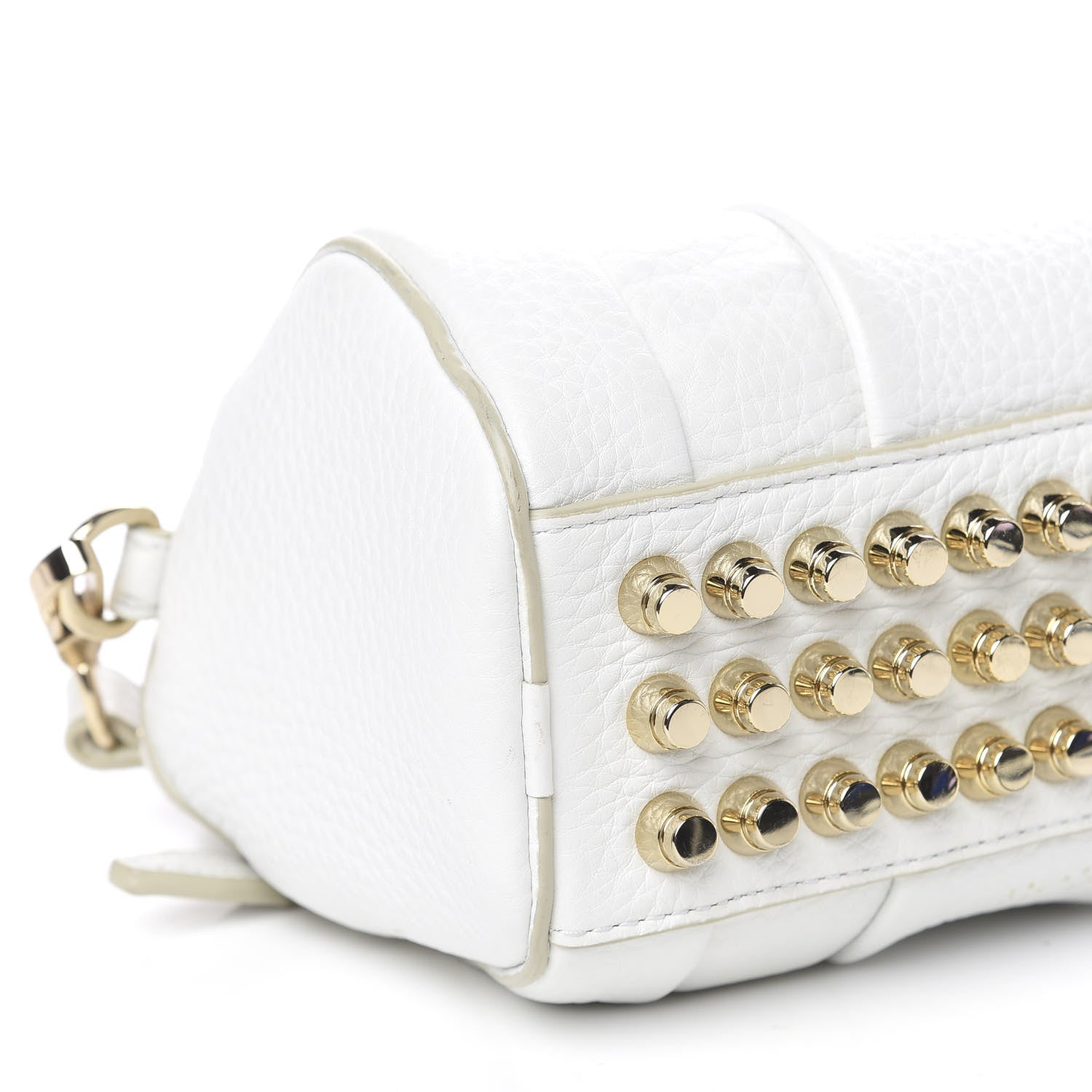 Alexander Wang Pebbled Lambskin Mini Rockie Gray Gold Hardware 6 of 9