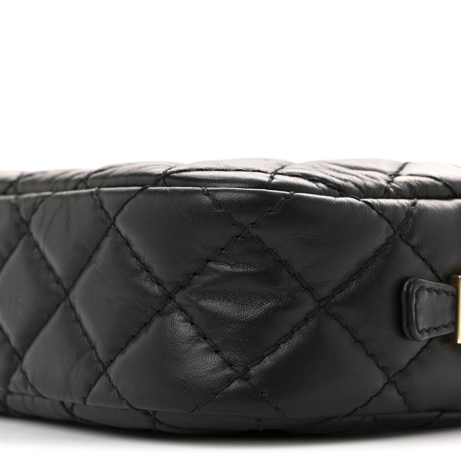 Chanel Aged Calfskin Quilted Mini Reissue Camera Case Black 10 of 12
