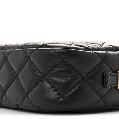 Chanel Aged Calfskin Quilted Mini Reissue Camera Case Black 10 of 12