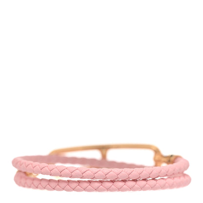Hermes Swift Roulis Double Tour Bracelet Rose Sakura 3 of 4