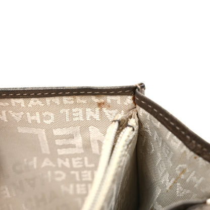 Chanel Distressed Calfskin Quilted Cambon Flap Wallet Bronze 8 of 9