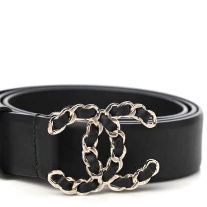 Chanel Lambskin CC Chain Belt 90 36 Black 2 of 9