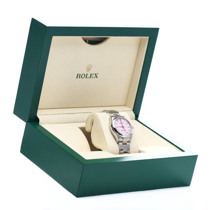 Rolex Stainless Steel 31mm Oyster Perpetual Watch Candy Pink 277200 5 of 5