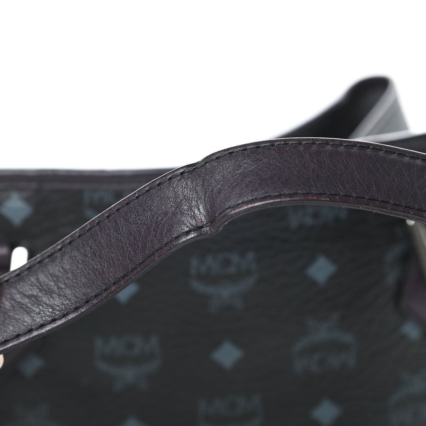 Visetos Striped Munich Lion Tote Black