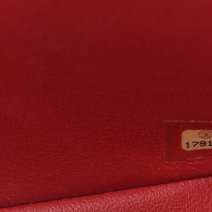 Chanel Lambskin Quilted Mini Rectangular Flap Red 7 of 11