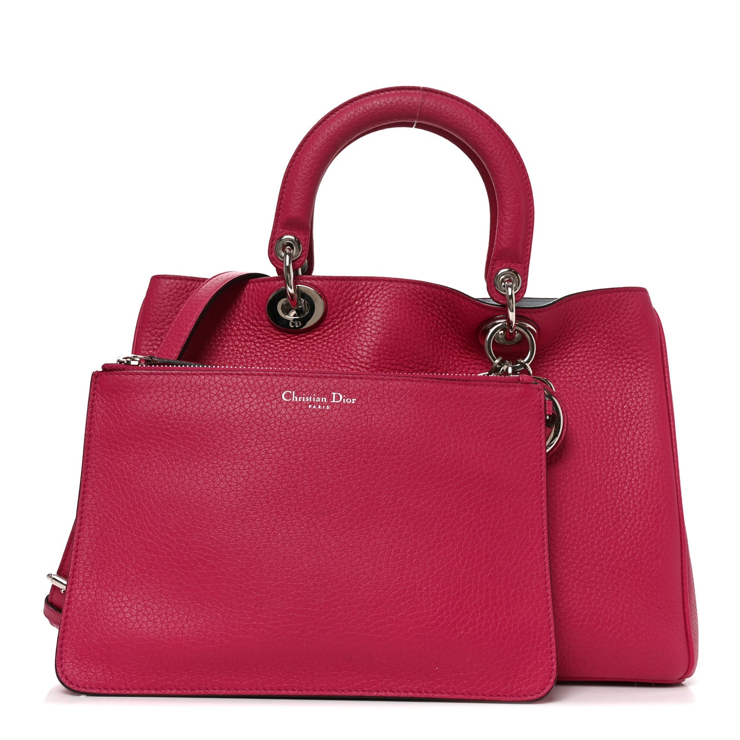 Calfskin Medium Diorissimo Bag Fuchsia