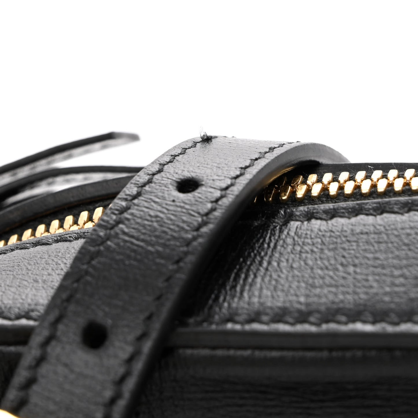 Textured Calfskin Small Horsebit 1955 Shoulder Bag Black