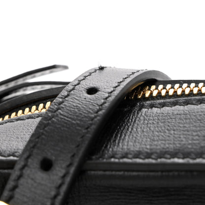 Gucci Textured Calfskin Small Horsebit 1955 Shoulder Bag Black 12 of 12