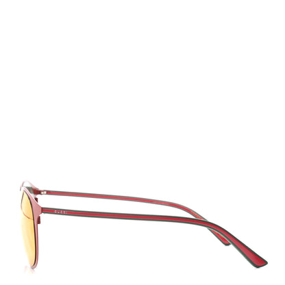 Gucci Round Sunglasses GG0504S Red Green 3 of 7