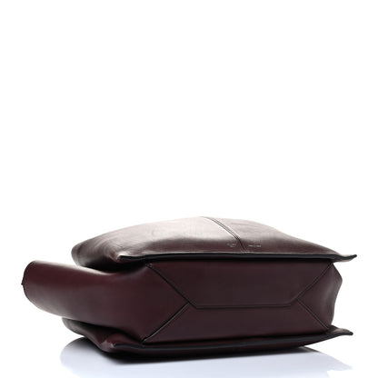 Celine Supple Natural Calfskin Medium Tri-Fold Bag Burgundy 3 of 4