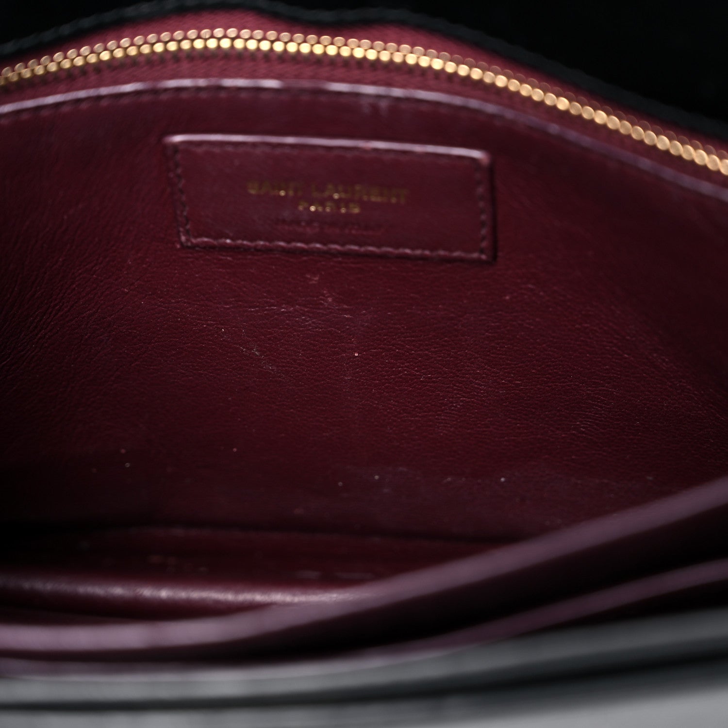 Saint Laurent Smooth Calfskin Monogram Cassandra Clasp Bag Black 17 of 28