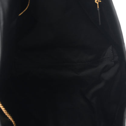 Saint Laurent Lambskin Quilted Maxi Icare Shopping Tote Black 6 of 11