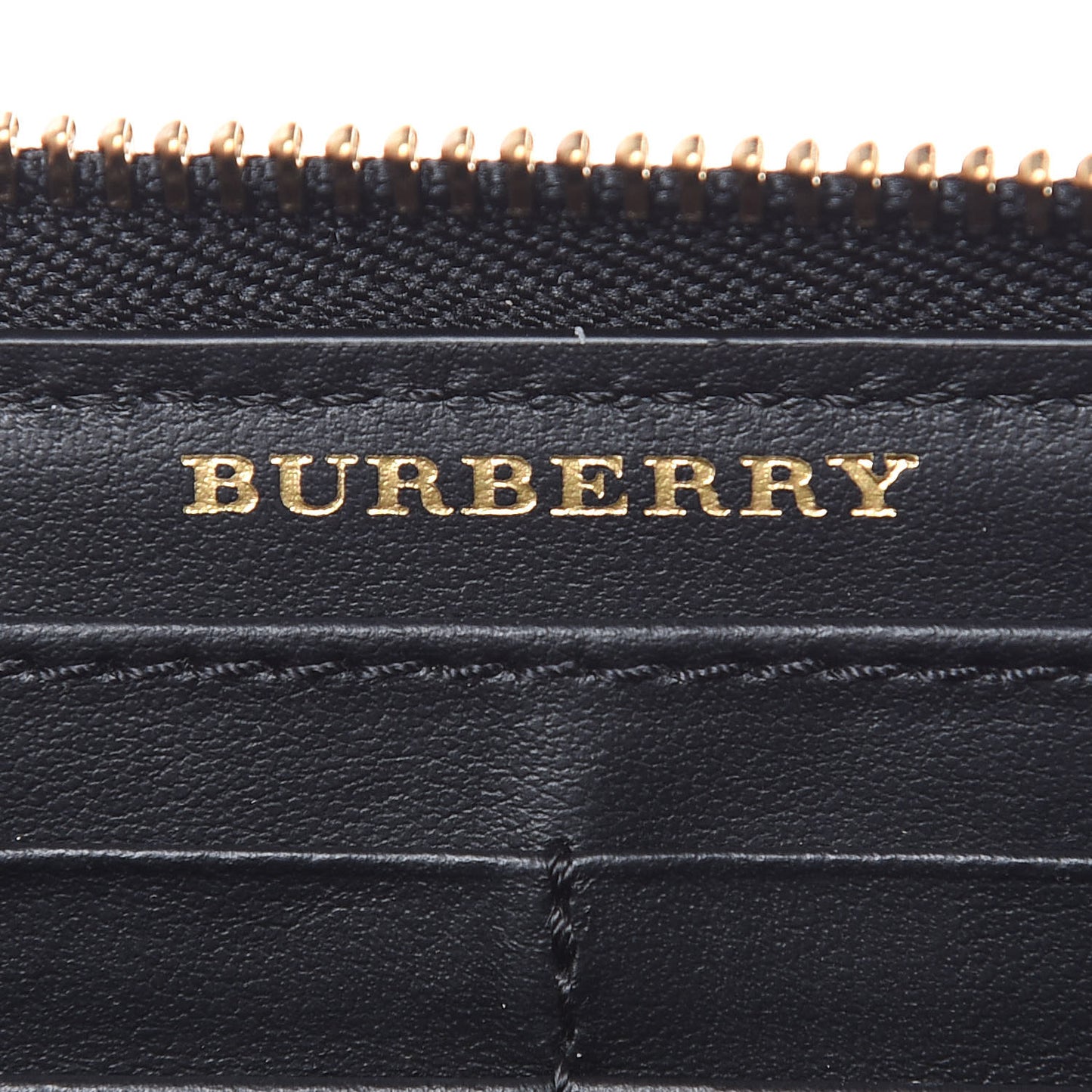 Vintage Check Ellerby Zip Around Wallet Black