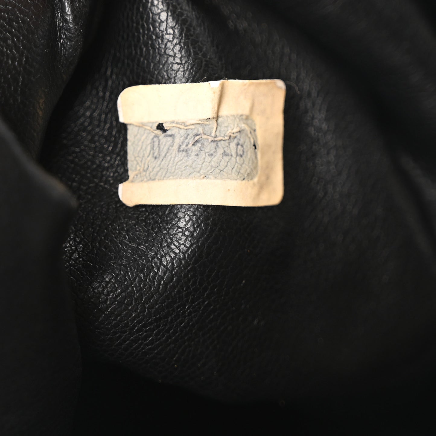 Lambskin Quilted Drawstring Bucket Bag Black