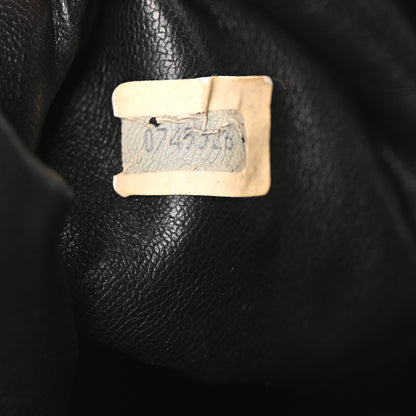 Chanel Lambskin Quilted Drawstring Bucket Bag Black 7 of 11