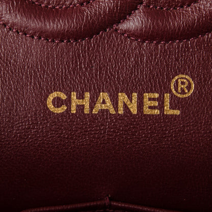 Chanel Lambskin Quilted Medium Double Flap Black 7 of 10