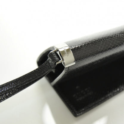 Gucci Lizard Long Clutch Wallet Black 4 of 8