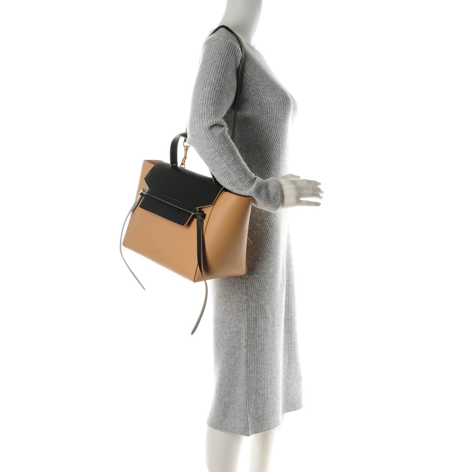 Celine Smooth Calfskin Mini Belt Bag Sand 2 of 8