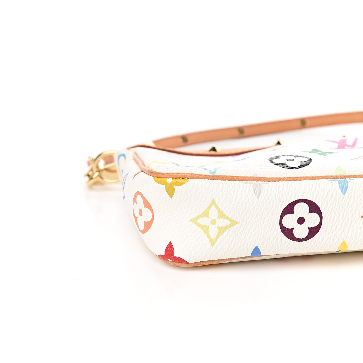 Monogram Multicolor Pochette Accessories White