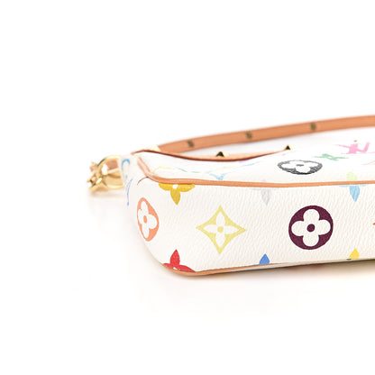 Louis Vuitton Monogram Multicolor Pochette Accessories White 8 of 9