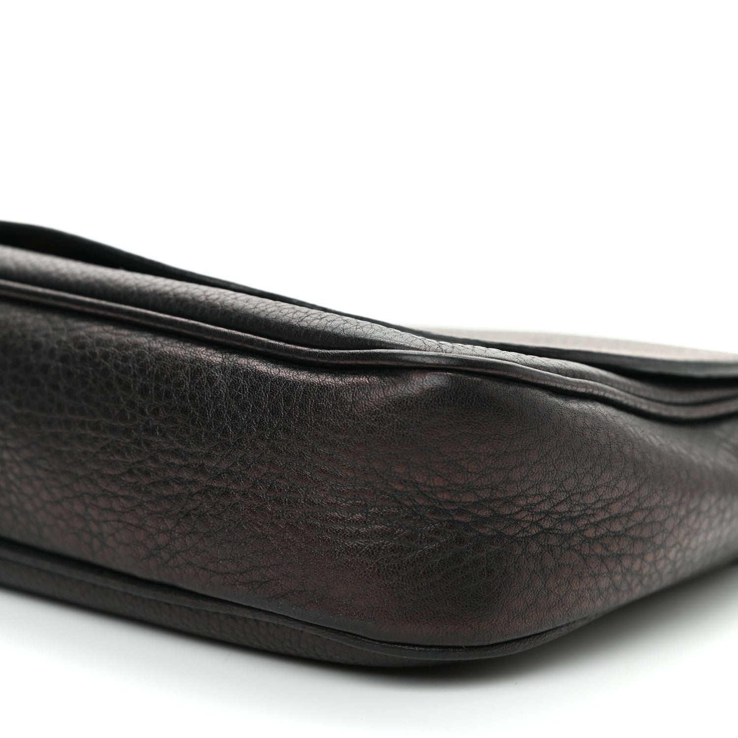 Gucci Pebbled Calfskin Medium Soho Flap Crossbody Black 10 of 10