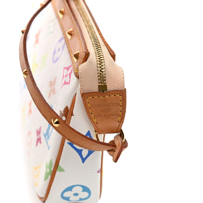 Louis Vuitton Monogram Multicolor Pochette Accessories White 5 of 6